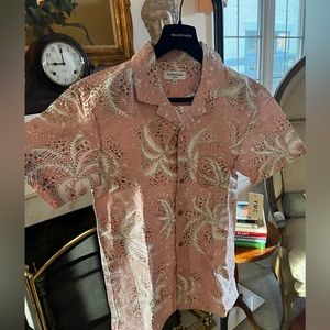 Brand new with tags YMC You Must Create Camp Collar Printed Shirt